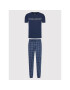 Lyle & Scott Pijama Dominic LSLSET947 Bleumarin - Pled.ro