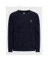 Lyle & Scott Pulover Thermal Stitch KN1708V Bleumarin Regular Fit - Pled.ro