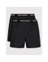 Lyle & Scott Set 2 perechi de boxeri Dylan LSBOXER006 Negru - Pled.ro