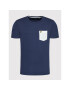 Lyle & Scott Tricou Contrast Pocket TS831VOG Bleumarin Regular Fit - Pled.ro