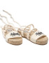 Manebi Espadrile by Philosophy Di Lorenzo Serafini 41A6302-8207-0002 Bej - Pled.ro