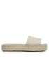 Manebi Espadrile Coarse Woven Canvas Double Sole Slides G 5.0 DS Bej - Pled.ro