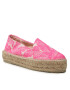 Manebi Espadrile Cotton Jaquard Double Sole Espadrilles G 4.7 D0 Roz - Pled.ro