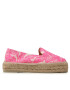 Manebi Espadrile Cotton Jaquard Double Sole Espadrilles G 4.7 D0 Roz - Pled.ro