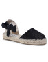 Manebi Espadrile Flat Valenciana G 0.1 P0 Negru - Pled.ro