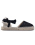 Manebi Espadrile Flat Valenciana G 0.1 P0 Negru - Pled.ro