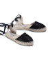 Manebi Espadrile Flat Valenciana G 0.1 P0 Negru - Pled.ro