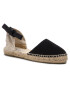 Manebi Espadrile Flat Valenciana K 1.0 P0 Negru - Pled.ro