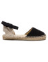 Manebi Espadrile Flat Valenciana K 1.0 P0 Negru - Pled.ro