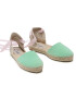 Manebi Espadrile Flat Valenciana M 3.1 P0 Verde - Pled.ro