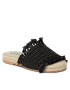 Manebi Espadrile Fringed Knots Raffia Jute Sandals V 3.1 Y0 Negru - Pled.ro