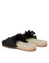 Manebi Espadrile Fringed Knots Raffia Jute Sandals V 3.1 Y0 Negru - Pled.ro