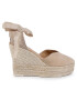 Manebi Espadrile Heart Shape Wedges M 1.1 WH Bej - Pled.ro