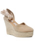 Manebi Espadrile Heart-Shaped Wedge Espadrilles M 1.1 WH Bej - Pled.ro