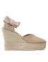 Manebi Espadrile Heart-Shaped Wedge Espadrilles M 1.1 WH Bej - Pled.ro