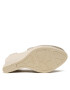 Manebi Espadrile Heart-Shaped Wedge Espadrilles O 7.1 WH Bej - Pled.ro