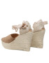 Manebi Espadrile Heart-Shaped Wedge Espadrilles W 1.9 WH Maro - Pled.ro