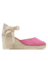 Manebi Espadrile Low Wedge Espadrilles R 1.0 WL Roz - Pled.ro