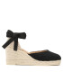 Manebi Espadrile Organic Hemp Low Wedge Espadrilles O 7.9 WL Negru - Pled.ro