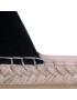 Manebi Espadrile Sandals With Bow K 1.0 J0 Negru - Pled.ro