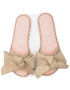 Manebi Espadrile Sandals With Bow K 1.1 J0 Bej - Pled.ro