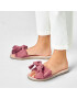 Manebi Espadrile Sandals With Bow M 2.0 J0 Roz - Pled.ro