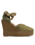 Manebi Espadrile Shaped Wedge Espadrilles R 2.1 WH Verde - Pled.ro