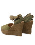 Manebi Espadrile Shaped Wedge Espadrilles R 2.1 WH Verde - Pled.ro