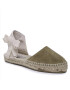 Manebi Espadrile Suede Flat Valenciana Espadrilles R 4.1 P0 Kaki - Pled.ro