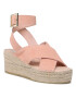 Manebi Espadrile Wedges W Belt W 1.4 Wb Roz - Pled.ro