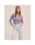 Mango Cardigan Colby 27054035 Violet Regular Fit - Pled.ro