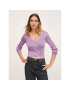 Mango Cardigan Mecano 17093788 Violet Regular Fit - Pled.ro