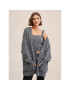 Mango Cardigan Roxy 27040437 Gri Oversize - Pled.ro