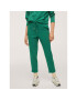 Mango Pantaloni trening Florida1 17053764 Verde Relaxed Fit - Pled.ro