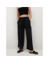 Mango Pantaloni din material Tamara 17090142 Negru Relaxed Fit - Pled.ro