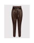 Marciano Guess Pantaloni din imitație de piele Pixie 1BGB31 9646Z Maro Regular Fit - Pled.ro