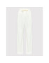 Max Mara Leisure Pantaloni din material Baltico 37810526 Alb Regular Fit - Pled.ro