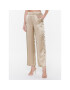 Max Mara Leisure Pantaloni din material Fischio 23313101 Auriu Relaxed Fit - Pled.ro