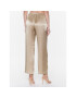 Max Mara Leisure Pantaloni din material Fischio 23313101 Auriu Relaxed Fit - Pled.ro