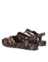 Melissa Sandale Possession Print + Mic 33443 Negru - Pled.ro