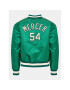 Mercer Amsterdam Geacă bomber Unisex The Re-Varsity MEAP231010 Verde Relaxed Fit - Pled.ro