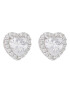 Michael Kors Cercei Bril Heart Stud MKC1519AN040 Argintiu - Pled.ro