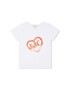 MICHAEL KORS KIDS Tricou R15185 S Alb Regular Fit - Pled.ro