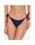 MICHAEL Michael Kors Bikini partea de jos Signature Logo MM2N504 Bleumarin - Pled.ro