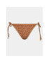 MICHAEL Michael Kors Bikini partea de jos Signature Logo MM2N504 Maro - Pled.ro