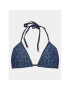 MICHAEL Michael Kors Bikini partea de sus Signature Logo MM2N505 Bleumarin - Pled.ro