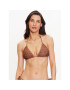 MICHAEL Michael Kors Bikini partea de sus Signature Logo MM2N505 Maro - Pled.ro