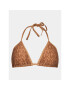 MICHAEL Michael Kors Bikini partea de sus Signature Logo MM2N505 Maro - Pled.ro