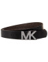 MICHAEL Michael Kors Curea de Damă 34mm Ctfr Mk Buckle Belt 39H9LBLY1U Maro - Pled.ro