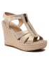 MICHAEL Michael Kors Espadrile Berkley Wedge 40S9BRMS3D Auriu - Pled.ro